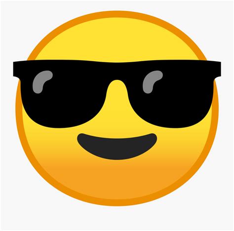 emoji con lentes sonriendo